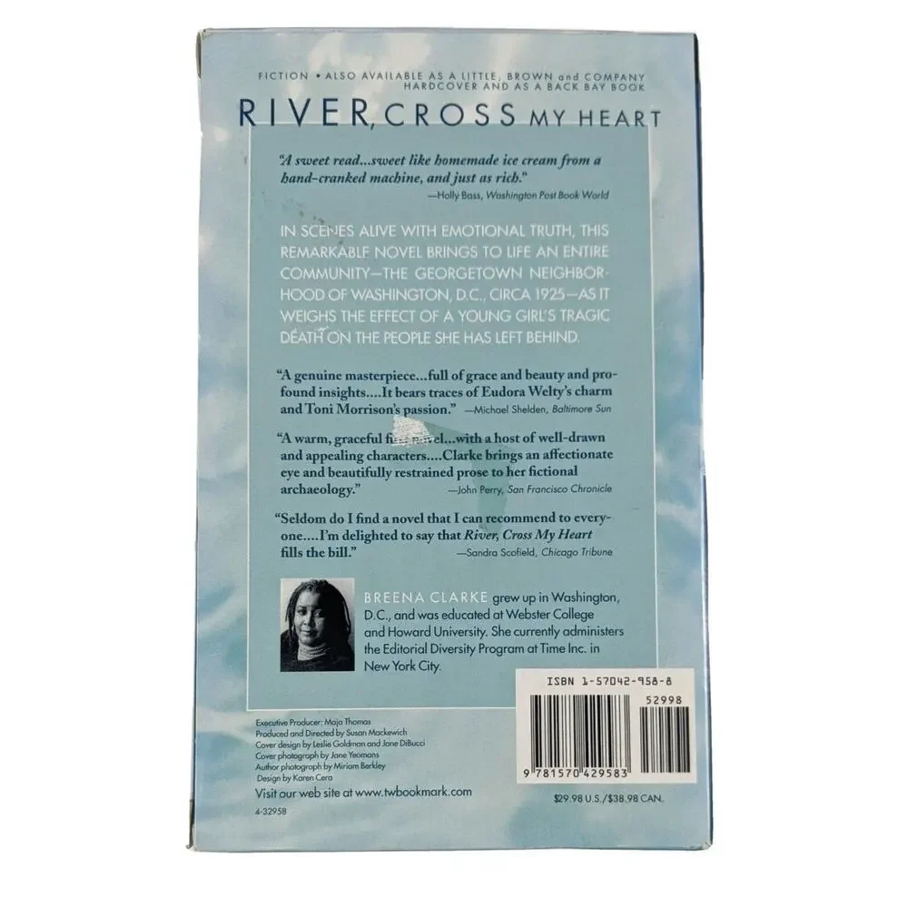 River Cross My Heart Novel by Breena Clark on Audio Book Cassette Tape